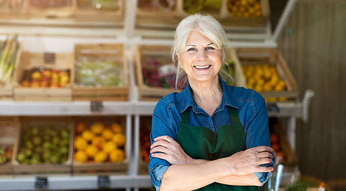 Baby boomer owner of boring yet essential business. 