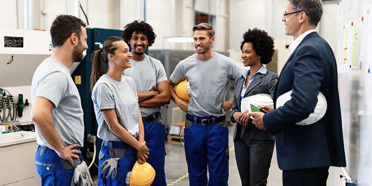 Business owners managing their newly acquired employees.