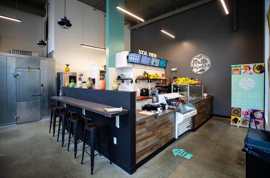 Interior of a Frutta Bowls restaurant. (WOWorks)