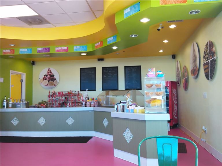 Self Serve Frozen Yogurt and Smoothies Shop Business For Sale in