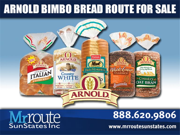 REDUCED! Arnold Bimbo Bread Route 126,000 Villages (South Side) in