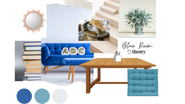 Blue Room Mood Board