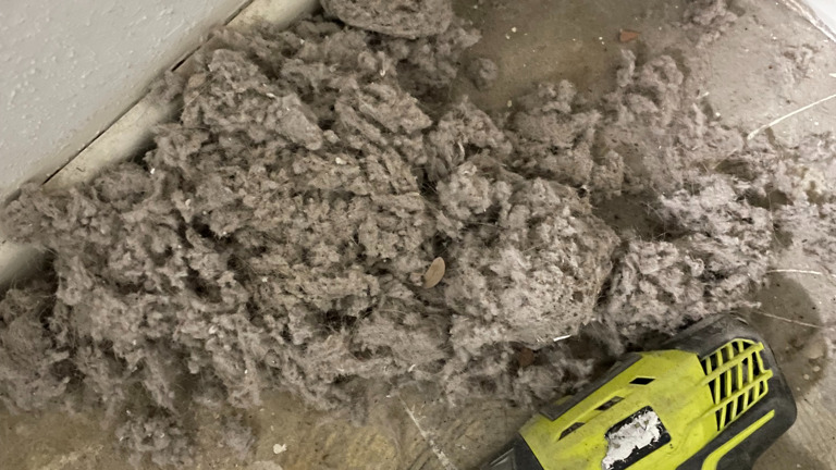 Debris from cleaning