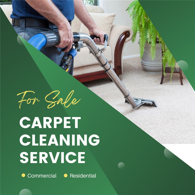 Comm/Resi Carpet Cleaning Biz 800k annual sales 280k FF&E in