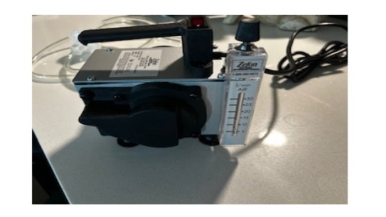 Air pump Air samples