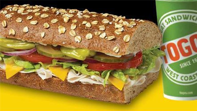 Beautiful Togo's Franchise in Upscale Shopping Center