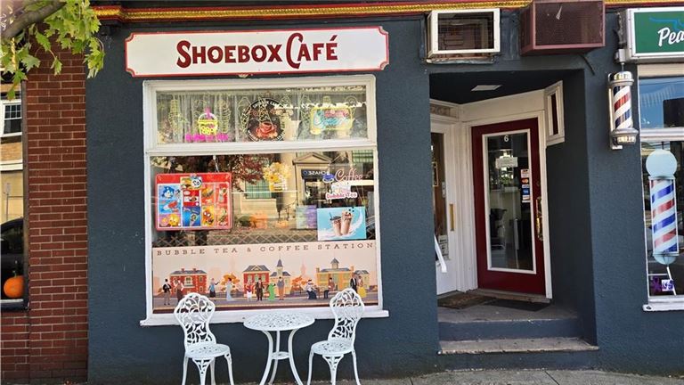 Updated unique Coffee shop in busy downtown Pearl River, NY