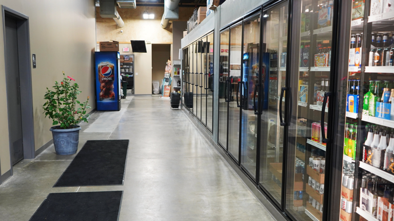 Alcohol and Grocery Aisle