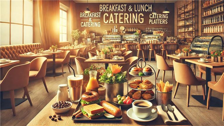 Turnkey Breakfast Lunch Catering Business and Cafe for Sale