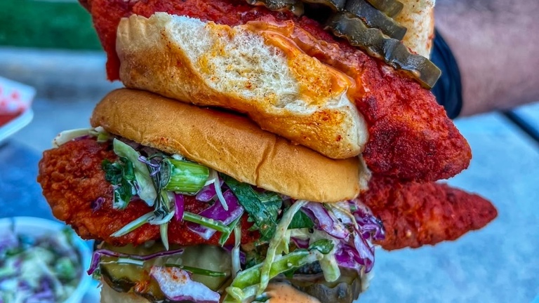 Hot Chicken Sandwhich