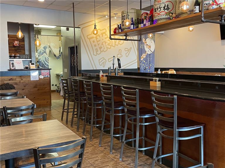 A fully equipped restaurant in a busy location