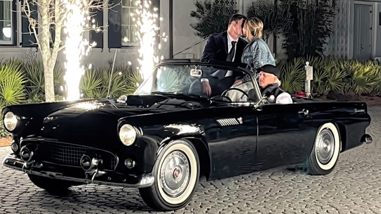 1955 Lil Bird Wedding Exit