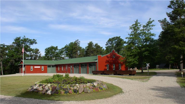40 acres & numerous buildings ~  Former MI AuSable Valley Railroad
