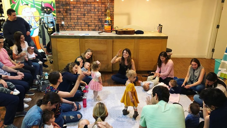 One of many kids classes with wine tastings (for adults)