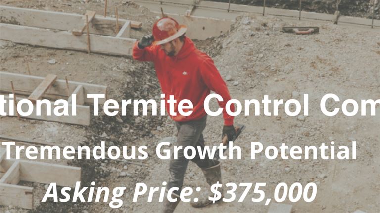 Exceptional Termite Control Company Tremendous Growth Potential