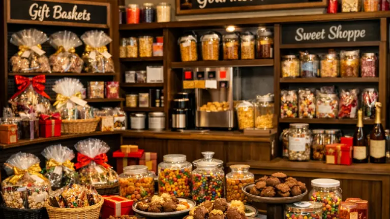 50% Seller Financing – Established Gourmet Popcorn & Gift Business