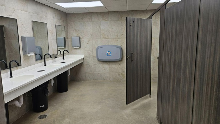 Brand New Restrooms