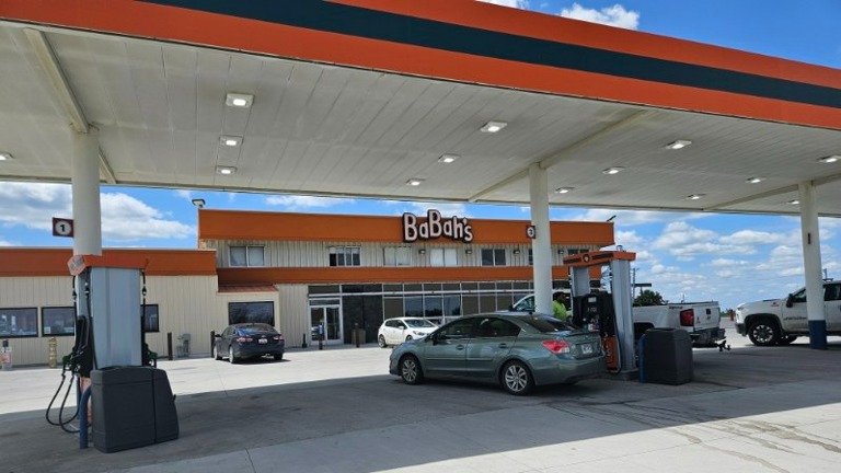 Gas Canopy & Gas Entrance