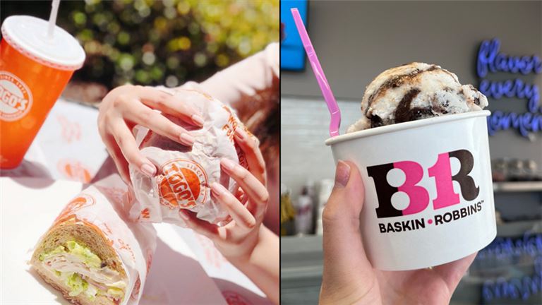 Togo's | Baskin Robbins Combo in High-Traffic Retail Corrido