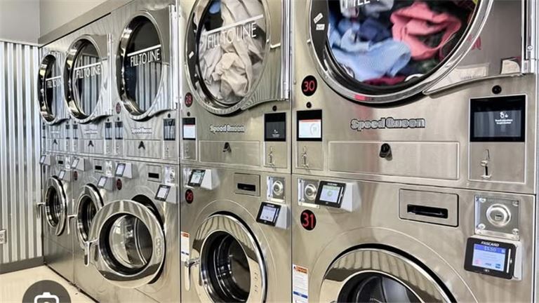 Laundromat in Moss landing, Ca.