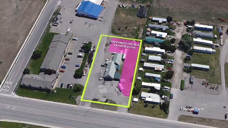 Site plan with space for possible future facility expansion