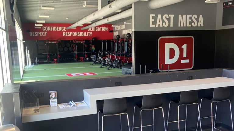 Gym area from front door