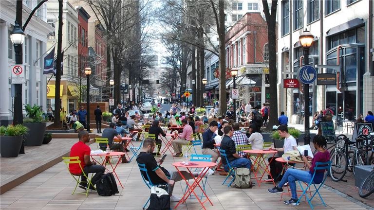 Downtown Atlanta, Broad Street Restaurant For Sale – Steps to GSU