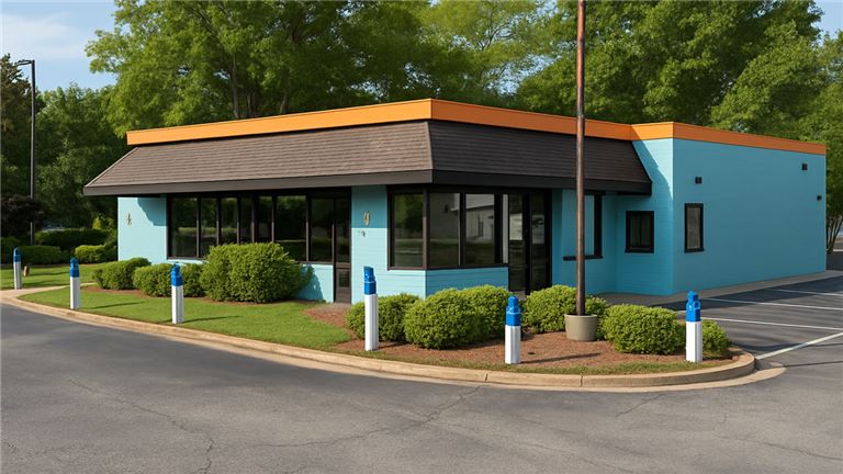 Wake County 3,000sf Drive Thru Restaurant for Sale with Real Estate!