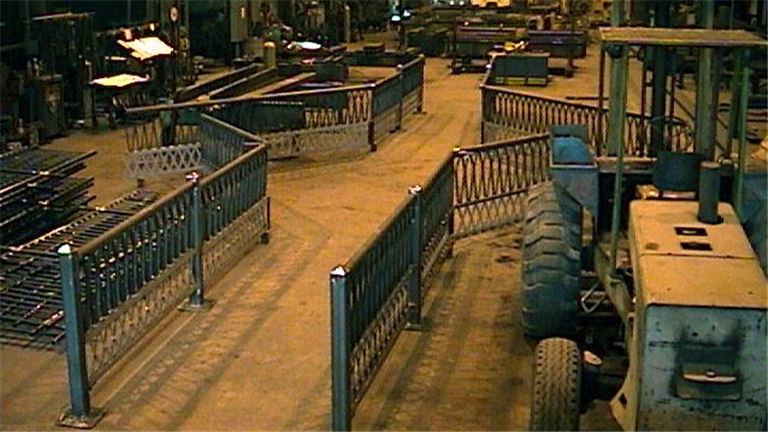 Railings in process
