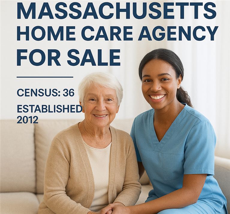 Established in 2012 with a current census of 36, this Massachusetts home care agency offers a warm, stable foundation and clear growth opportunity.