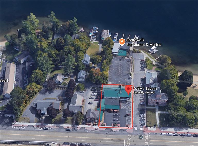 Lake George restaurant, Tavern with parking