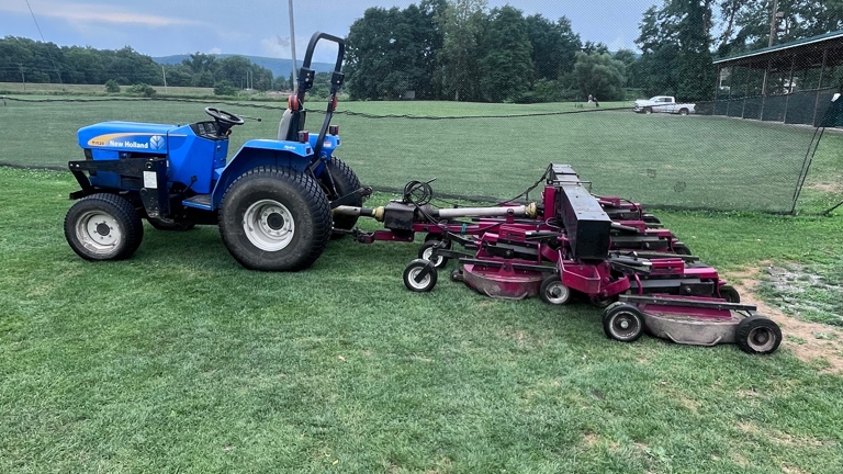 Tractor and 11’ wide mower