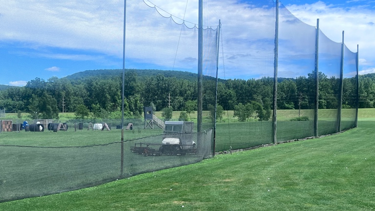 Netting to protect event area