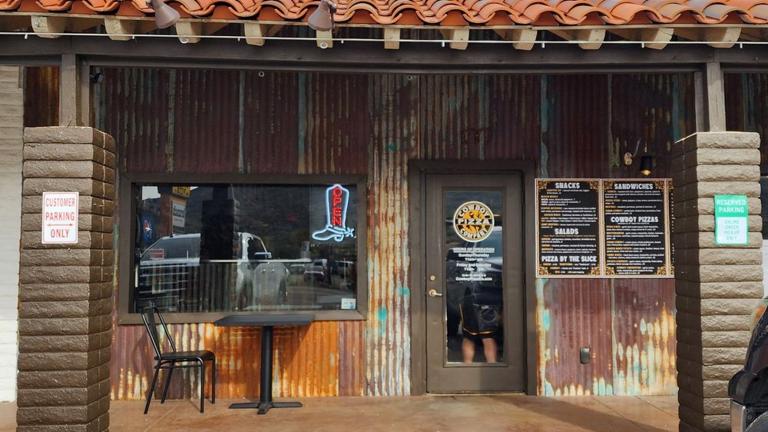 Cowboy Pizza Entrance