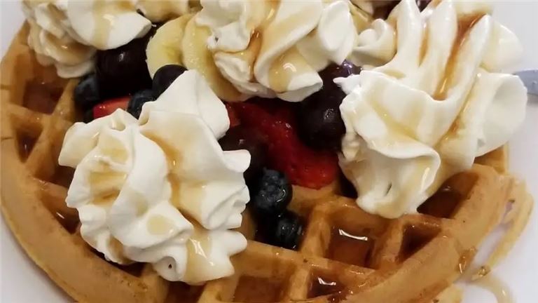 Homemade waffle