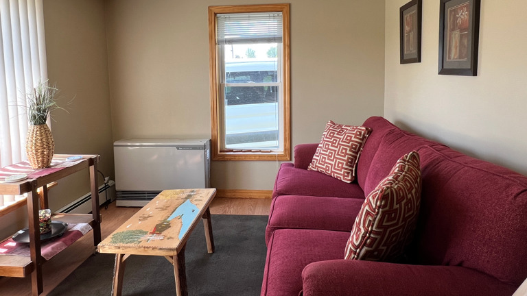 Renovated 2 bedroom, 2 bath home on 9.96+- river front acres.