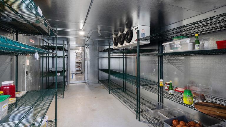 Ample Storage for Supplies and Ingredients 