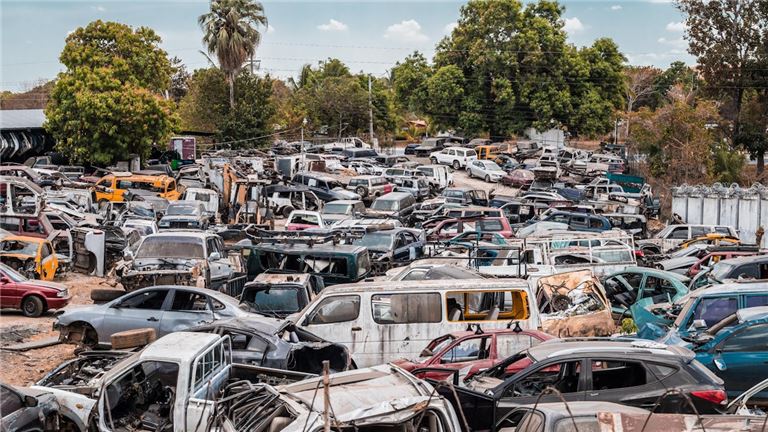 6 Acre Metal Recycling and Junkyard