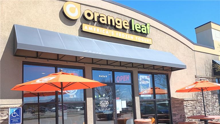 Well-Established Orange Leaf Frozen Yogurt Mason City, IA - 4th St SW!