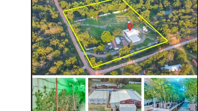 Picture of layout of land