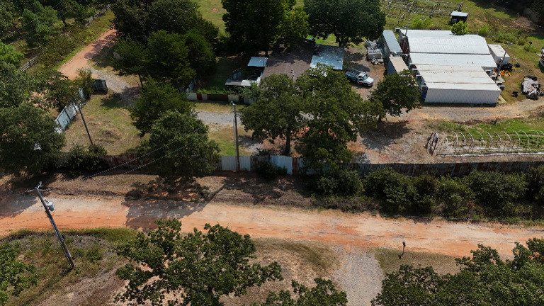 overhead out side of farm 