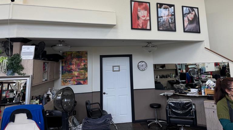 Gown Dressing Room with Storage