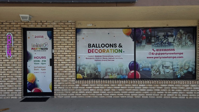 Party Furniture Rental and Party Supplies business with Front Store