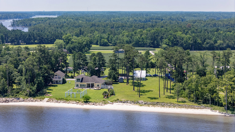 Premier Waterfront Wedding Venue with Luxury Home & Private Beach