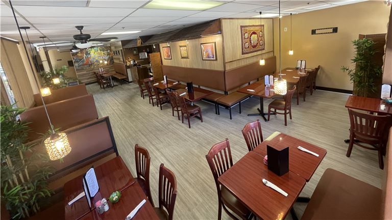 Thai/sushi restaurant for sales.