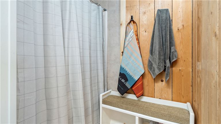 Upstairs Shower in Full Bath