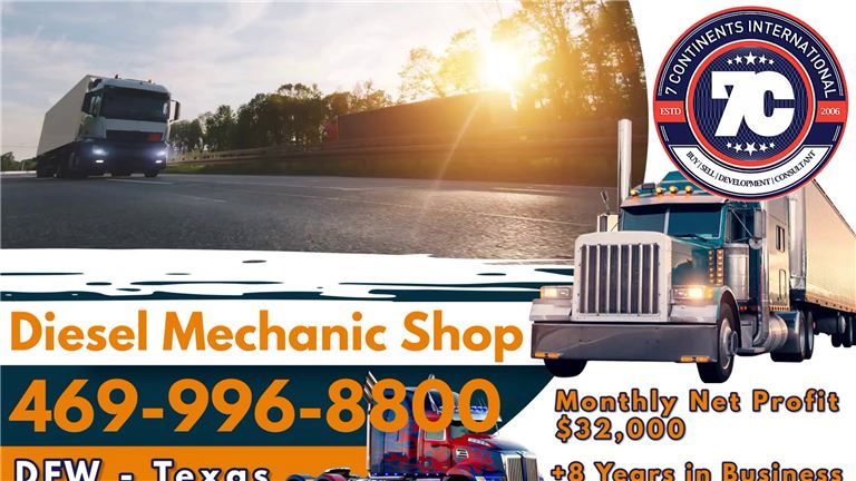 $32K Monthly Net Profit Diesel Mechanic Shop