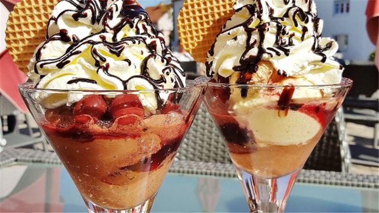 Cones, Cups, and Coffee At This Unique Nitrogen Creamery