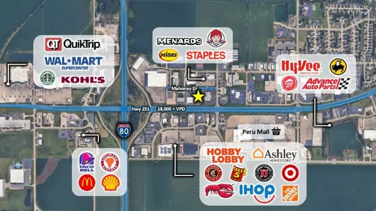 Part of the Peru Mall and LaSalle County’s regional shopping