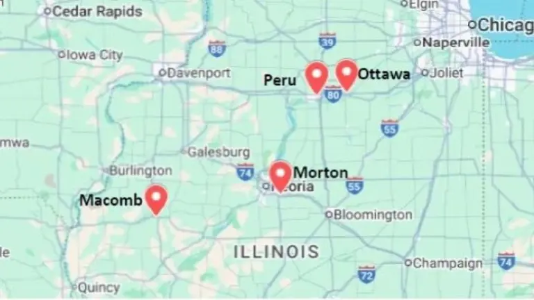 Available individually or within a four-site portfolio across the Central Illinois